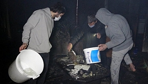 Samsun'da çıkan yangında yaşlı çift ağır yaralandı