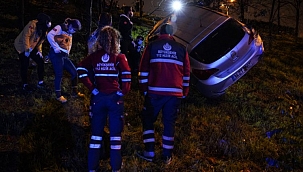 TEM Bağlantı Yolu'nda peş peşe kaza