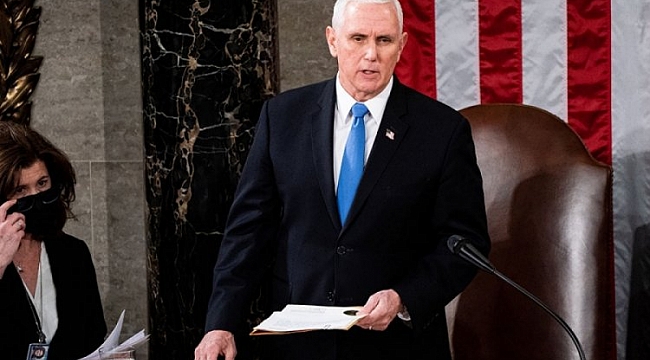 Trump ve Pence'den baskın sonrası ilk görüşme