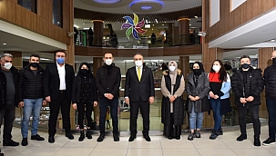 Başkan Aktaş'tan esnafa 'geçmiş olsun' ziyareti