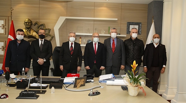Başkan Erdem'den Kızılay'a destek sözü