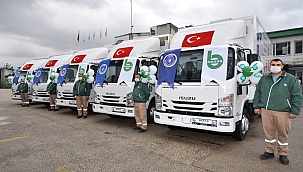 BESAŞ'ın hizmet filosuna 5 kamyon daha 