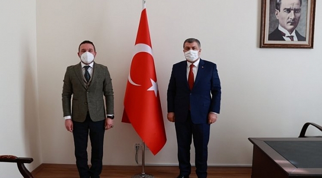 Bursa Milletvekili Ödünç Bakan Koca ile görüştü