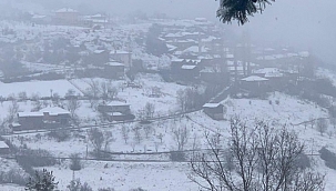 Bursa'nın dağ ilçelerinde kar yağışı etkili oluyor