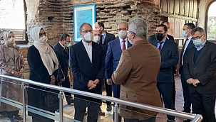 Erbaş'tan İznik Ayasofya Camiine ziyaret