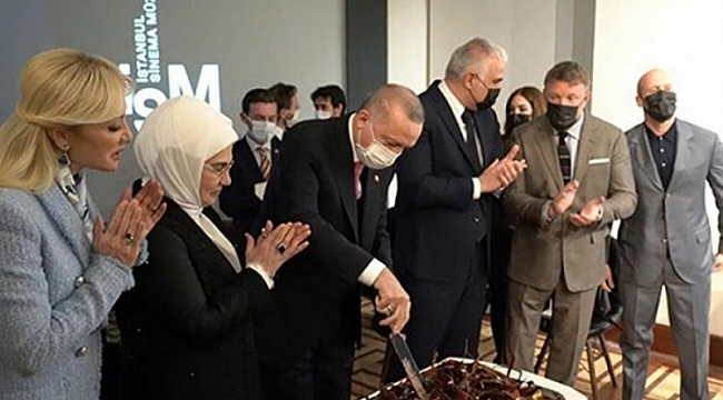 Erdoğan'a doğum günü sürprizi