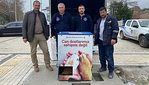 İznik'te can dostlarına yatırım devam ediyor 