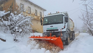 İznik'te karla mücadele 