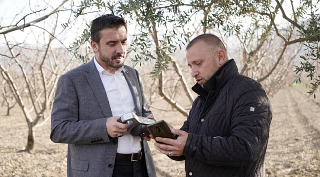 Kestel'de çiftçilere dijital destek