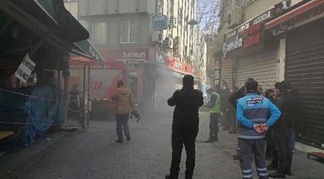 Mahalle sakinlerini sokağa döken yangın!