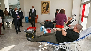 Nilüfer Belediyesi çalışanlarından kan bağışı