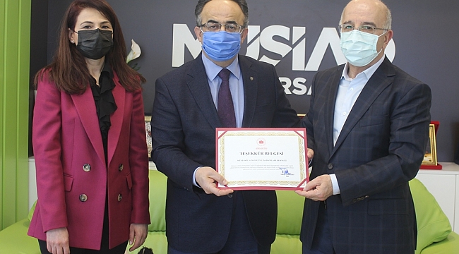 Osmangazi Kaymakamı Orhan'dan MUSİAD'a teşekkür