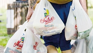 Plastik poşette büyük düşüşb