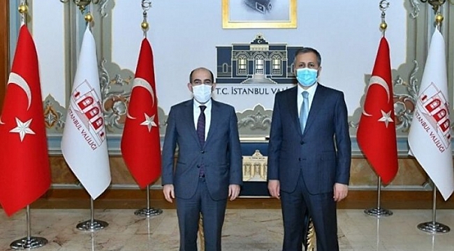 Prof. Dr. Bulu'dan İstanbul Valisi Yerlikaya'ya ziyaret