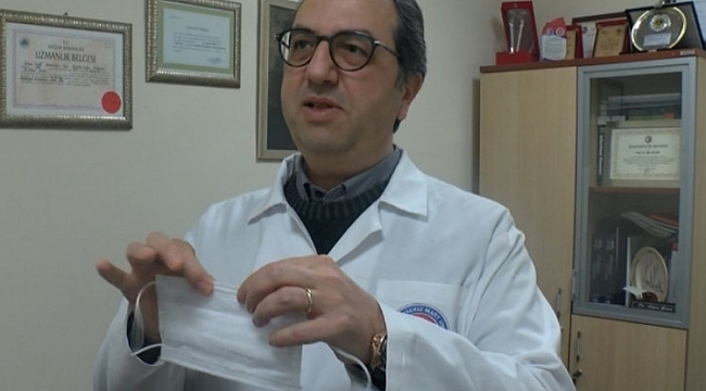 Profesör Şener: Merdiven altı maskelere dikkat