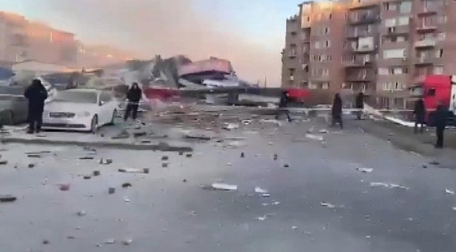 Rusya'da markette patlama