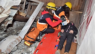 Yıldırım'da arama-kurtarma tatbikatı