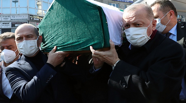 Bakan Soylu'nun annesi son yolculuğuna uğurlandı