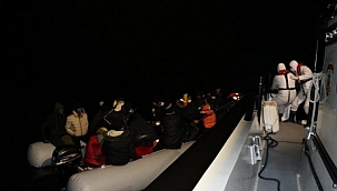 Balıkesir'de 36 sığınmacı kurtarıldı 