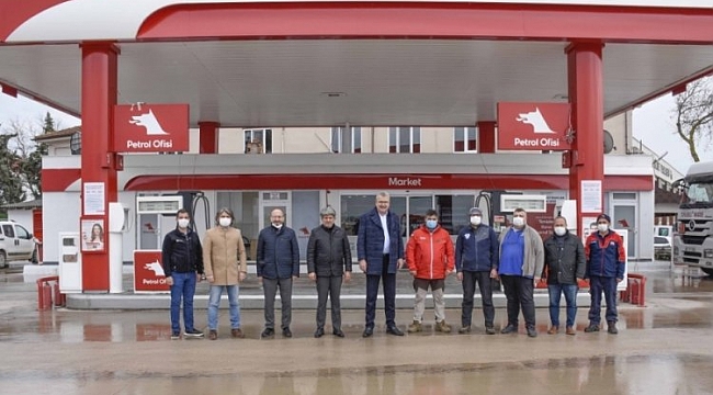 Belediyeye ait benzinlik, yenilenmiş yüzüyle hizmete girdi