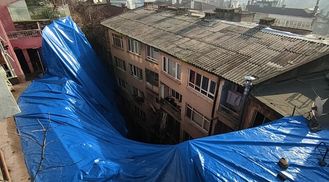 Bursa'da heyelan bölgesine zemin etüdü yapılıyor!