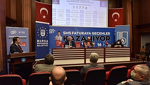 Bursa'da SMS faturaya geçenler kazandı 