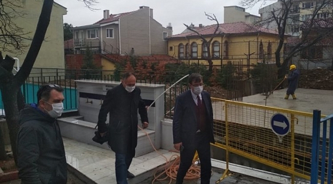 Dülger, yeni okul inşaatında incelemelerde bulundu