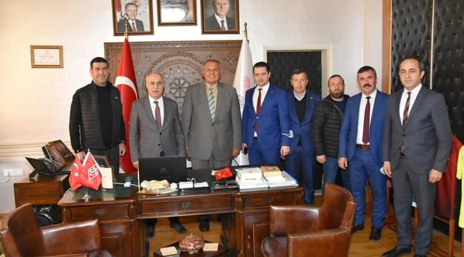 İş dünyasından Başkan Aydın'a ziyaret