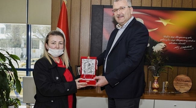 Karacabey'in üreten kadınlarına ziyaret