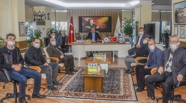 Karacabey Muhtarlar Derneği'nden Başkan Özkan'a ziyaret
