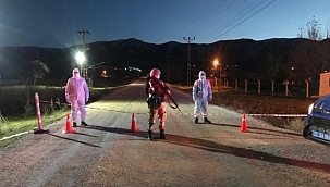 Karaman'da bir köy karantinaya alındı 