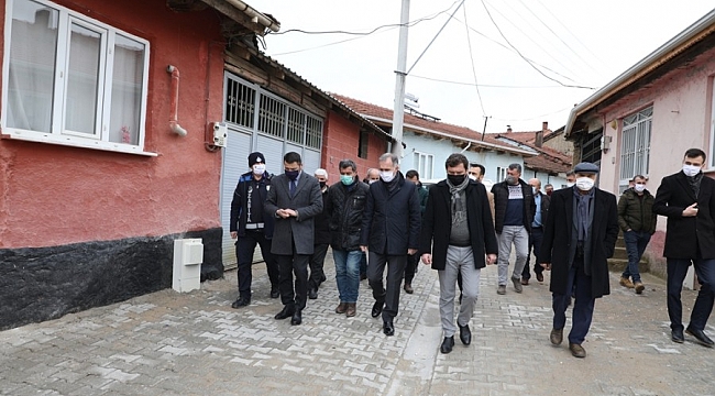 Kulaca Mahallesi sokakları çamurdan kurtuldu