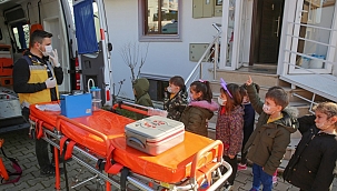 Nilüfer'de çocuklara ambulans hizmetleri tanıtıldı