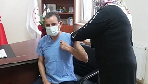 Orhangazi Kaymakamı, Kovid-19 aşısı oldu
