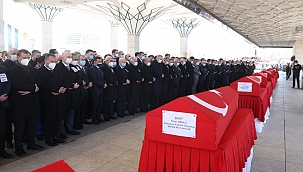 Şehitlerimiz son yolculuğuna uğurlandı