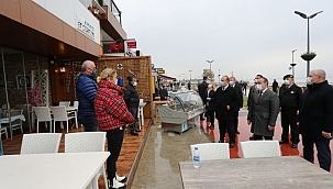 Vali Canbolat Mudanya'da denetimlere katıldı