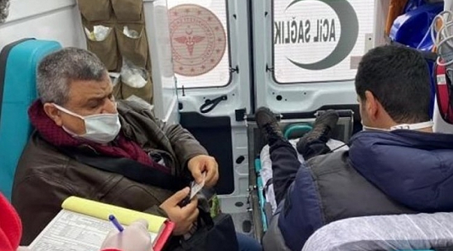 Yolda karantinaya alındılar