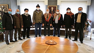 Yörük Türkmen Derneği'nden Başkan Erdem'e ziyaret 