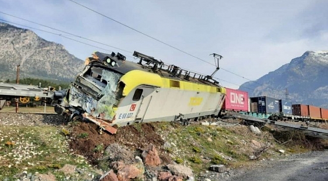 Adana'da korkutan tren kazası