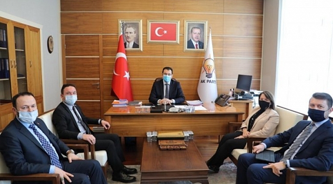 Atilla Ödünç, parti genel merkezini ziyaret etti