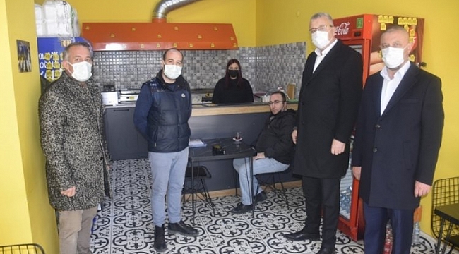 Başkan Özkan'dan esnaf ziyareti