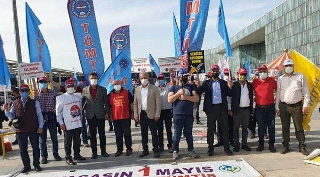 Bursa'da 1 Mayıs kutlaması