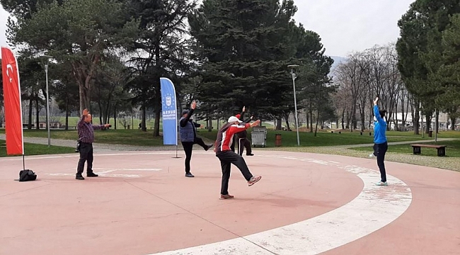 Bursa'da +65'e özel spor etkinliği