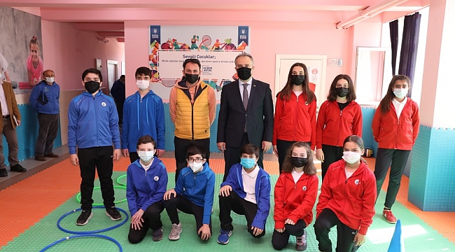 Bursa'da eğitime sportif destek