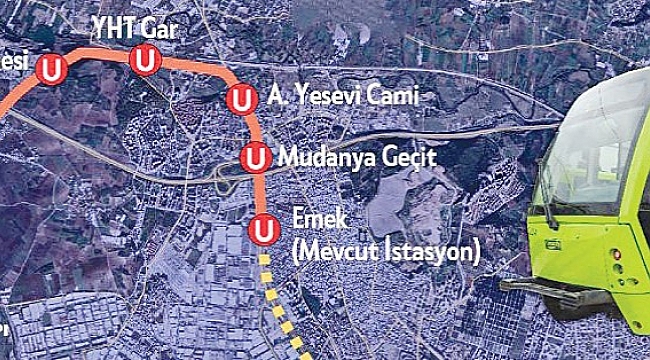 Bursa metrosuna Danıştay engeli