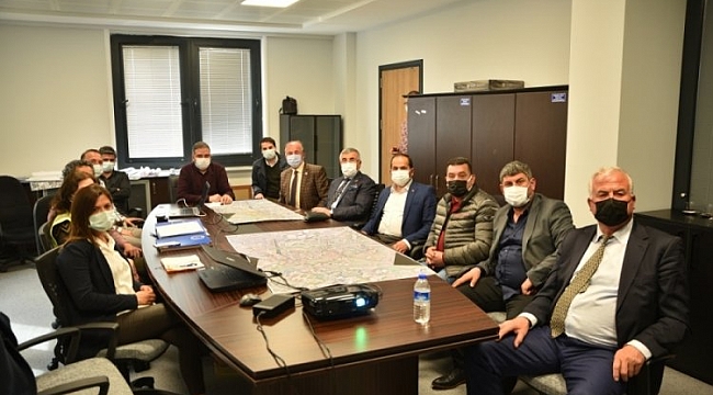 Bursa'nın yeni metro hattı muhtarlara anlatıldı