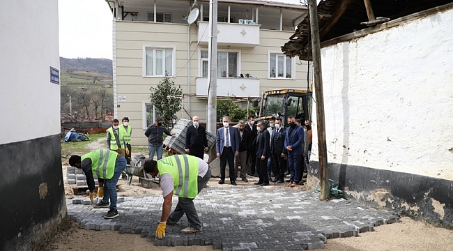 İnegöl'de kırsal mahalleler konfora kavuşuyor