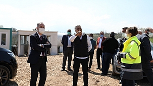 İnegöl'deki 3. Etap TOKİ'de çalışmalar başladı 