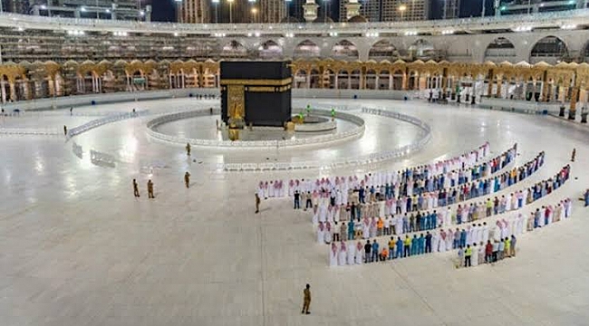 Kabe'de ilk teravih önlemlerle kılındı