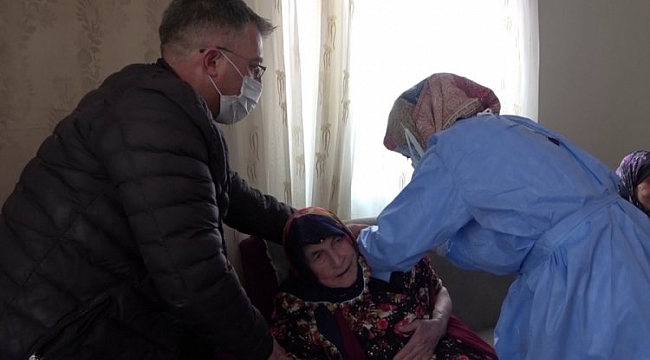 Korona virüsün girmediği köyde, aşılama tamamlandı